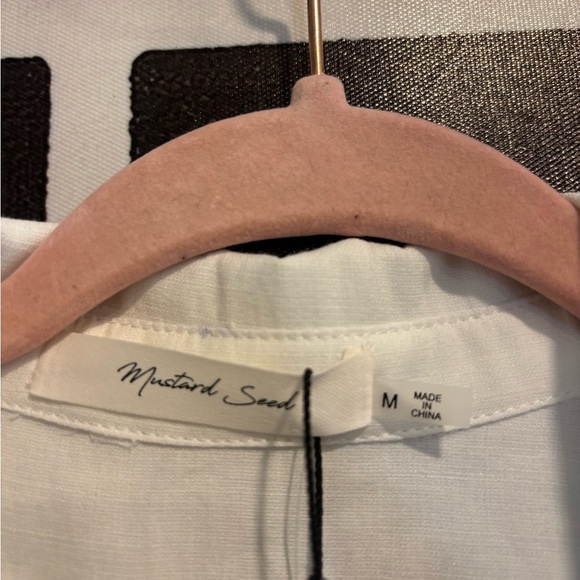 Mustard Seed NWT Color block Button-Up Shirt - Picture 2 of 5